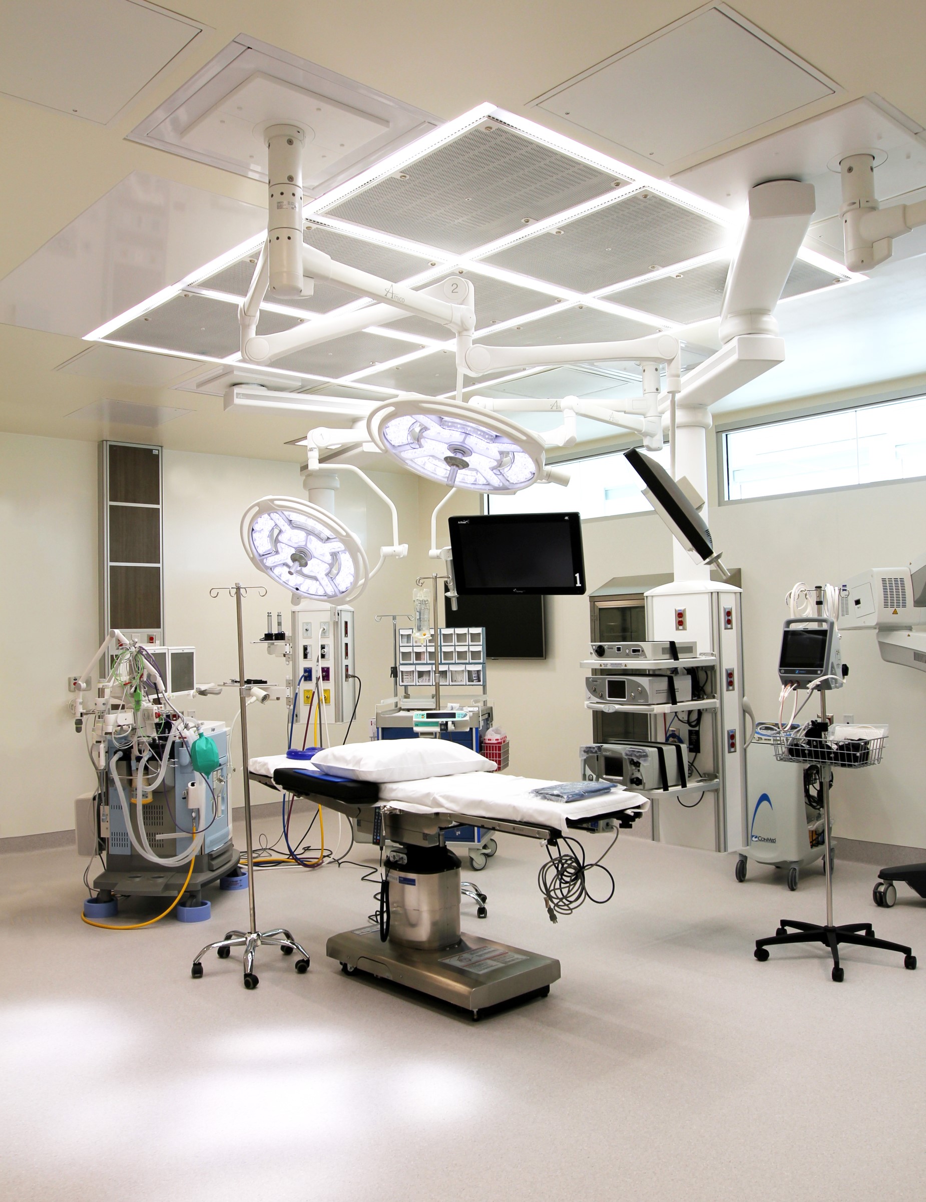 Operating room ceiling
